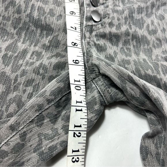 Kut From The Kloth Connie Leopard Print Ankle Skinny Jeans Size 6 - Picture 11 of 12